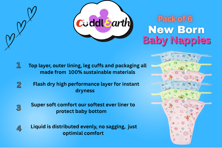 Padded Nappies For New Born