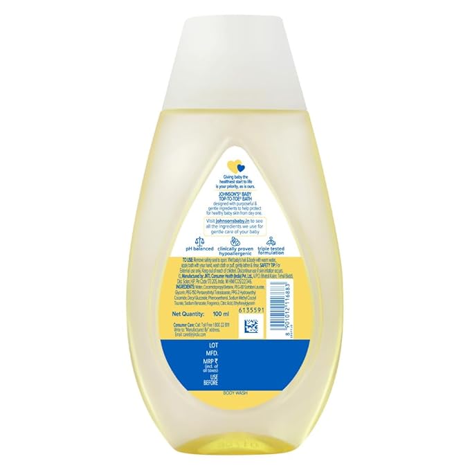 Johnson's Baby Top to Toe Bath Wash, 100ml