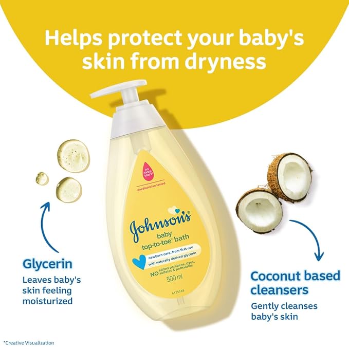 Johnson's Baby Top to Toe Bath Wash, 100ml